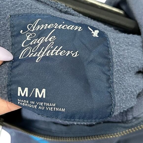 American Eagle Spellout Full Zip Hoodie - Picture 7 of 7